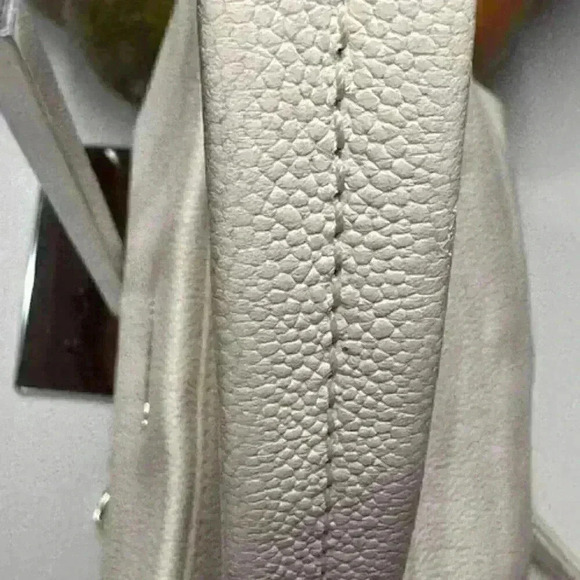 Kate Spade Pebbled Leather Tote/Shoulder/Crossbody Bag Cream Color - Picture 13 of 15